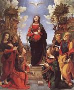 Piero di Cosimo Immaculate Conception and Six Saints oil painting artist